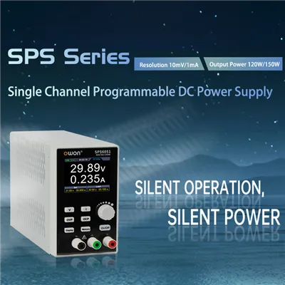 Jednokanálový programovateľný jednokanálový napájací zdroj OWON SPS bez ventilátora
