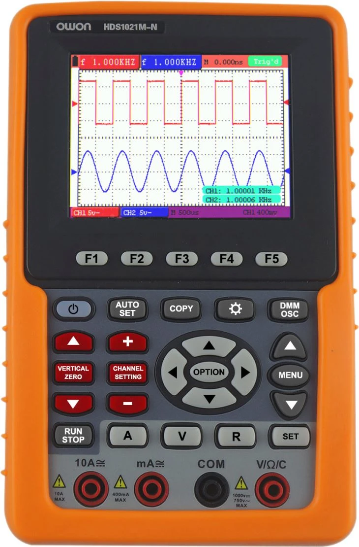 HDS-N Series Single Trace Auto-scale Handheld Osciloscope